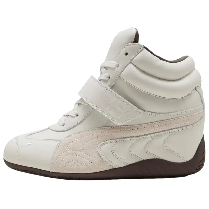 Women's Puma Speedcat Wedge Sneaker - Vapor Gray White, Sports Footwear for Active Use