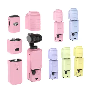 Silicone Protective Case with Lens Cover for DJI Osmo Pocket 3, Colorful Camera Protective Accessories, Camera Protector, Essential Accessory for Action Camera Enthusiasts, Smartphone, Protection