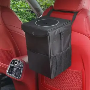 Car Trash Can, Foldable Car Trash Can, Multifunctional Car Storage Box, Waterproof Car Trash Bin, Convenient Vehicle Waste Container for Easy Organization, Backseat Hanging Organizer