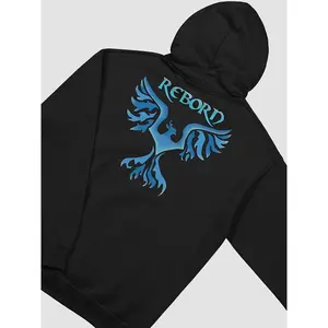 Back Print Ice Reborn phoenix Hoodie