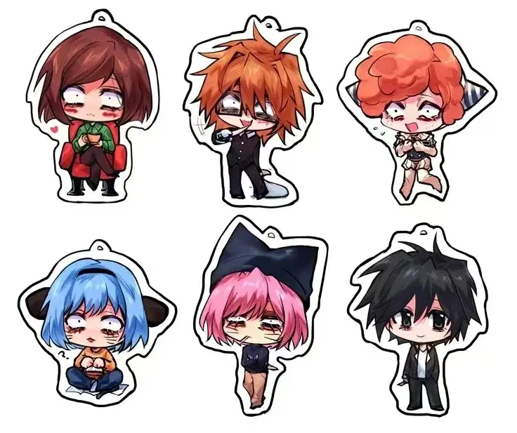 Ranfren Nyen & Nyon Anime Character Acrylic Keychain, Bag Charm, Randal's Friend Keychain