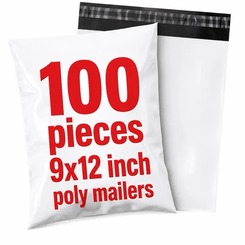 Poly mailers 9x12 (100 pieces )