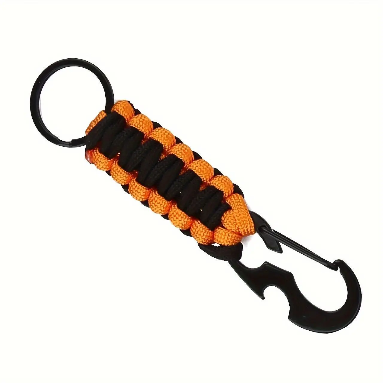 Stylish Stainless Steel Survival Lanyard Keychain - Tactical Rope Bottle Opener, Durable Survival Cord, Multi-Functional Survival Tools for Outdoor Camping Hiking - Ideal Gift for Men with Cool and Handsome Design, Hiking Essentials, Survival Gear