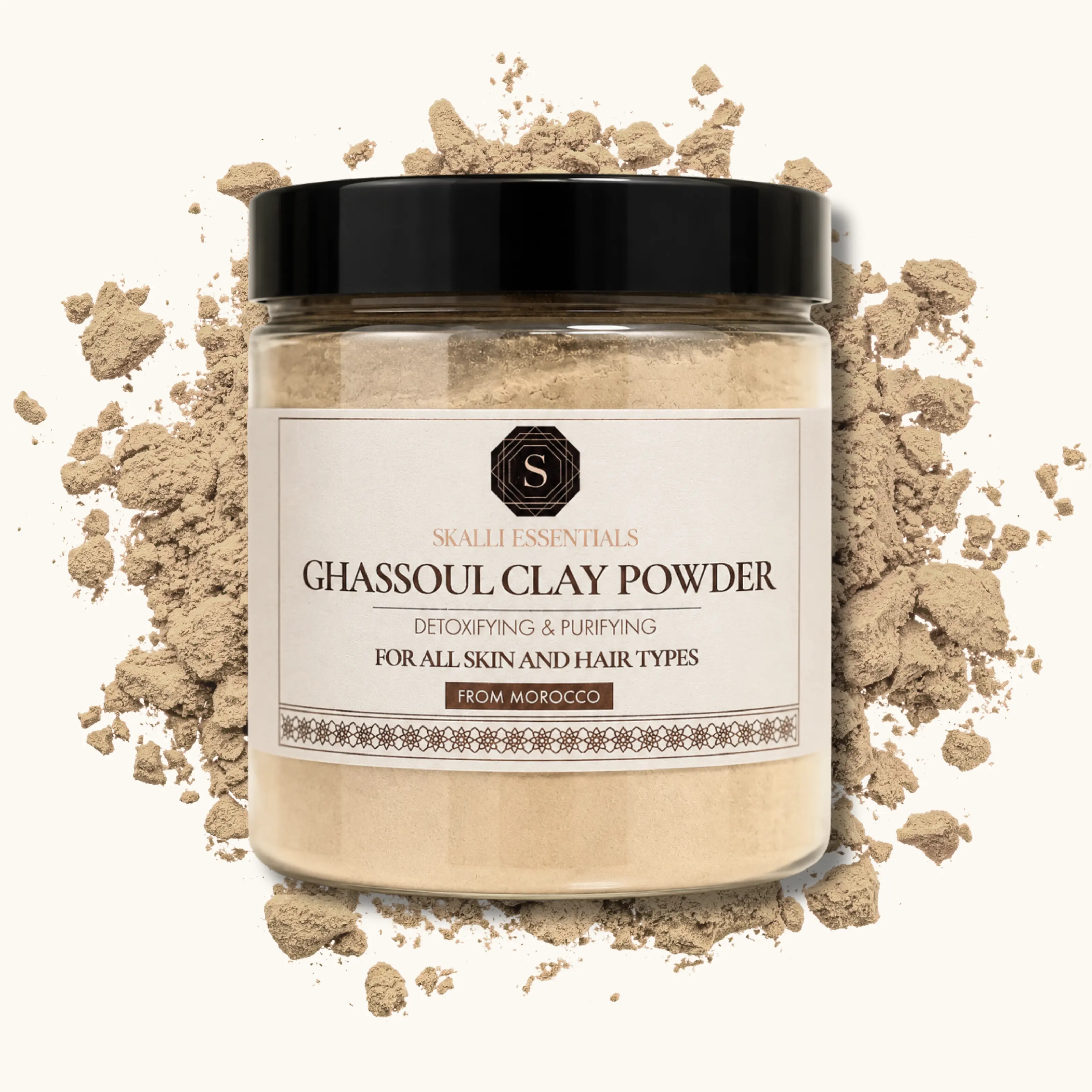 Moroccan Ghassoul Clay Powder | Ancient Skin Detox Mask