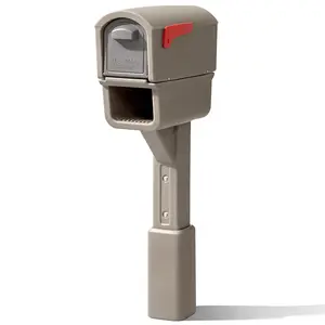 Step2 MailMaster Express Plus Plastic Mailbox Mocha Finish