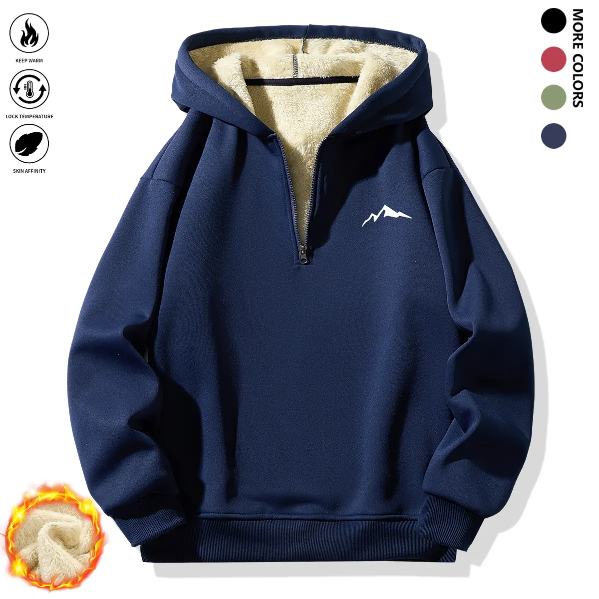 Men's Fitted Pullover Hoodie Shirt, Lightweight Athletic Apparel Top for Casual Workout, Running, and Sporty Chic Looks, Casual Workout Tops, Light Sweatshirt, Mensfashion, Plain, Polyester