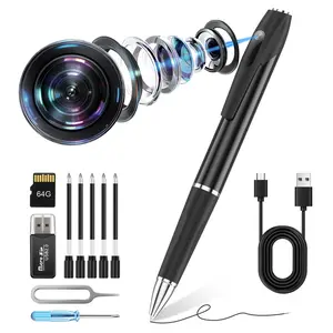 Mini Video Camera,64GB Hidden Camera Spy Camera Portable Mini Nanny Video Surveillance Camera Suitable for Home, Office, and Meeting Recording【Supports 256GB SD Card】 tiktokshopspringglowup
