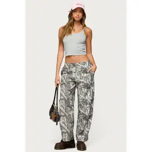 Camo Straight Leg Sweatpants