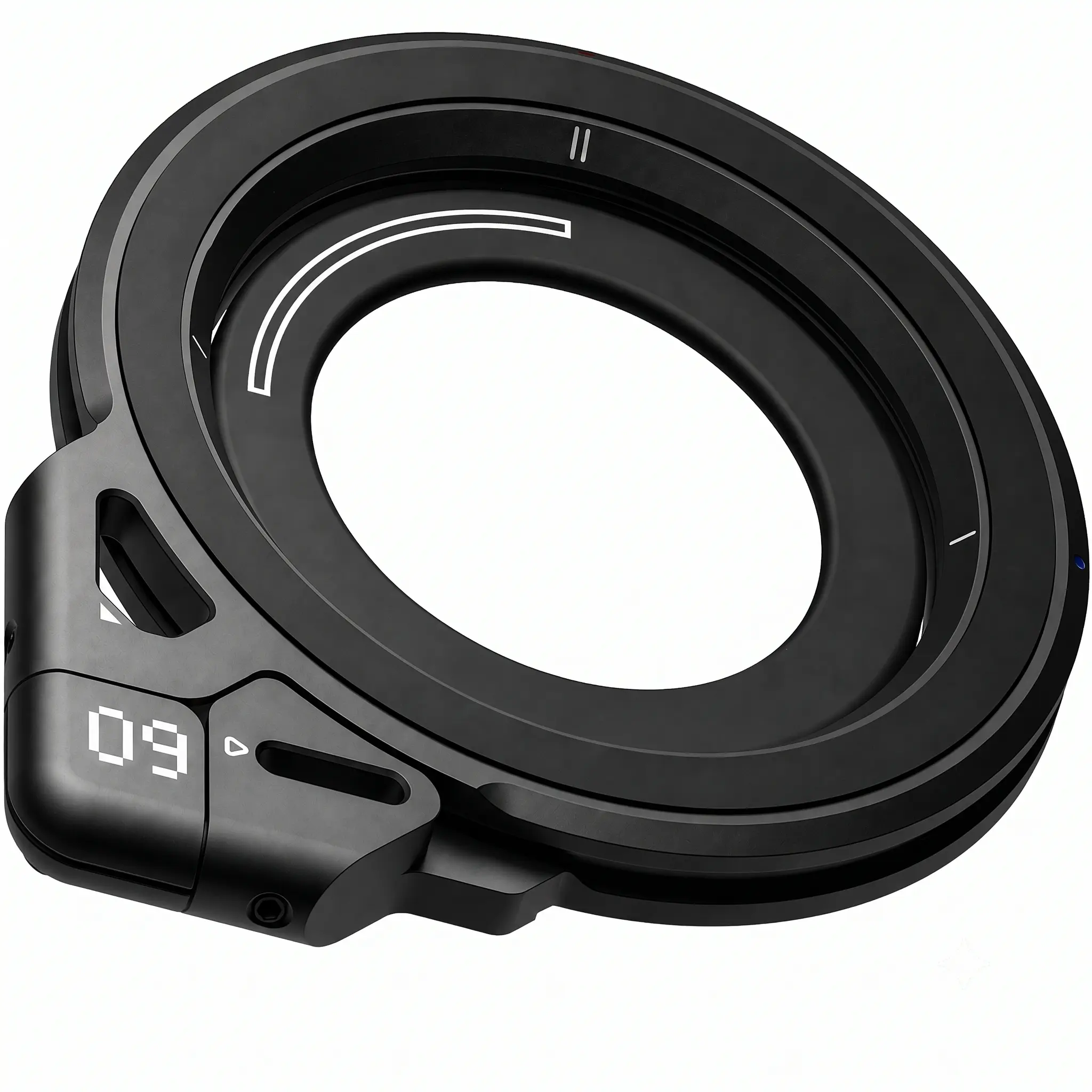 G09 Double-Sided Magnetic Smartphone Ring Holder Mount - Aluminum Alloy, 360° Rotatable Mobile Phone Stand Stick, Cellphone Accessories for Android Devices, Ideal for Gym & Landscape Viewing