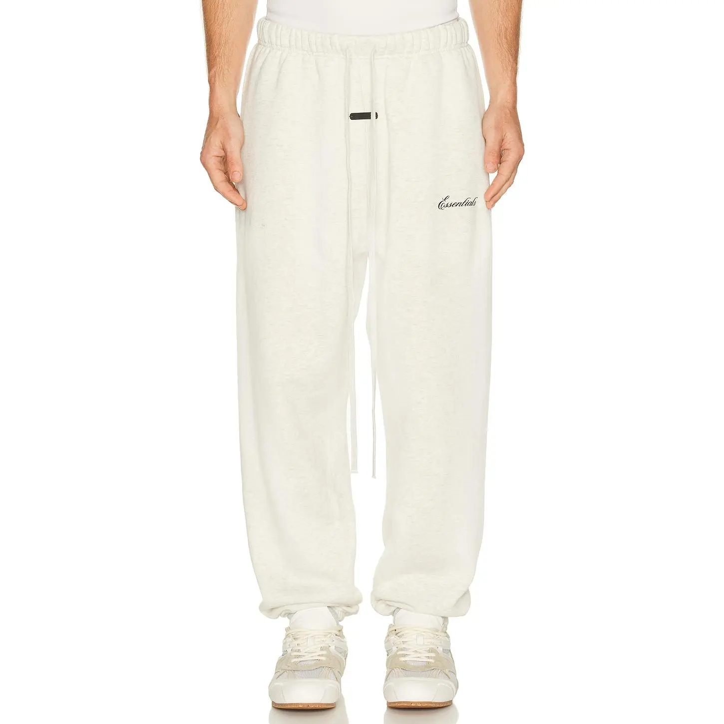 Fear of God ESSENTIALS Classic Sweatpant in Oatmeal Heather/Light Heather Oatmeal Heather & Light Heather