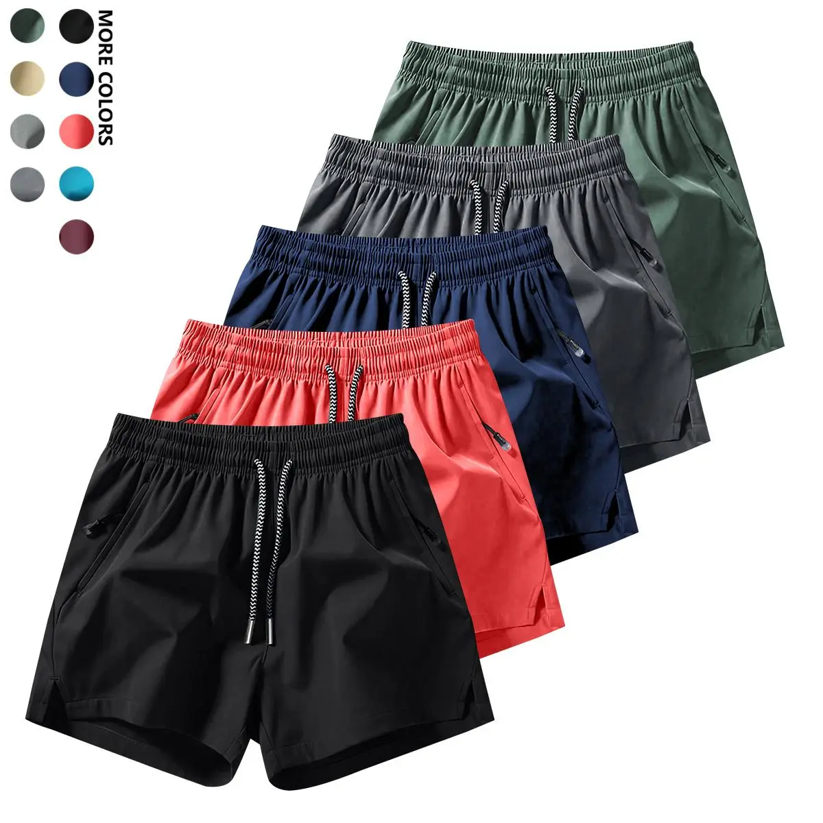 Black + Watermelon Red + Dark Blue + Dark Gray + A