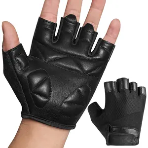 Leather Workout Gloves, Ideal for Men and Women, Suitable for Weightlifting, Gym, Cycling