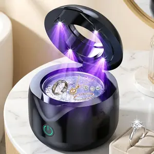 Ultrasonic Jewelry Cleaner 25W 45kHz – Deep Clean for Rings, Necklaces, Earrings, Lip Rings, Nose Studs, Belly Button Rings, Grillz & Piercing Jewelry