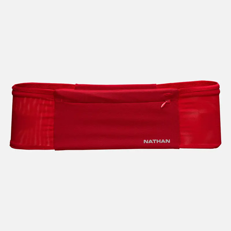 NATHAN Zipster Max Minimalist Waterproof Waist Bag with Multiple Pockets & Zipper Closure for Phones Keys & Sunglasses