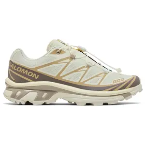 Salomon XT-6 Vanilla Ice Iron Etherea Mens Unisex Chunky Sneaker - Authentic Original Trail hiking Running Walking Fashion Shoe