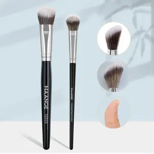 MAANGE Makeup Brush Set, Soft Cosmetic Brushes, 2 Counts Face Makeup Tools Gift for Women & Girl Travel Makeup Brush, Professional Makeup Tools for Home & Travel Use, Beauty Travel Brush