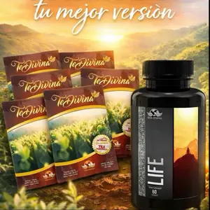 Vida Divina Te Divina + Life Capsules Supplements Pack of 6 Tea Sachets & 1 Bottle of LIFE Capsules with Digital Wellness Guide