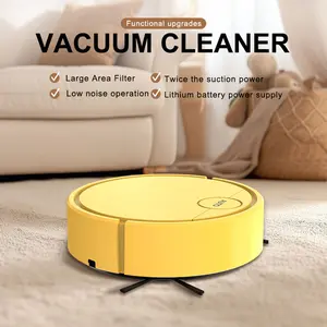 Robot Vacuum Cleaner Sweeping & Wet Mopping Floor Adsorbs Dust Desktop for Carpet, Pet Hair, Hard Floors, Home Cleaning