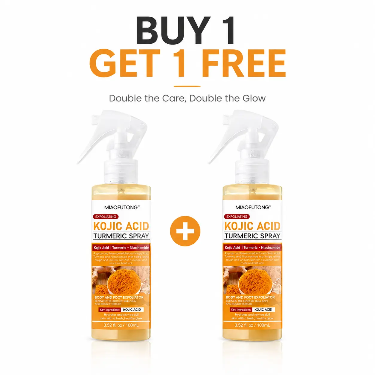 Keratin Care Turmeric Acid Facial Exfoliator Spray - Gentle Exfoliating, Pore-Refined Skin, Soft Exfoliating Face, Smooth Facial Peeling, Skin Repair Formula [Buy 1 Get 1 Free]