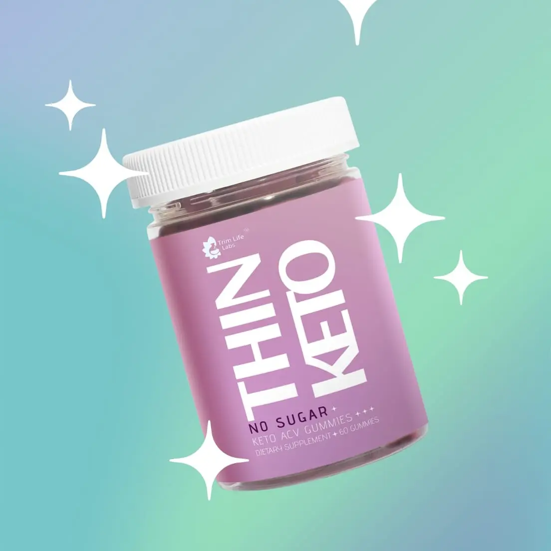 Thin Keto ACV Gummies Sugar Free Made in USA Edible Fitness