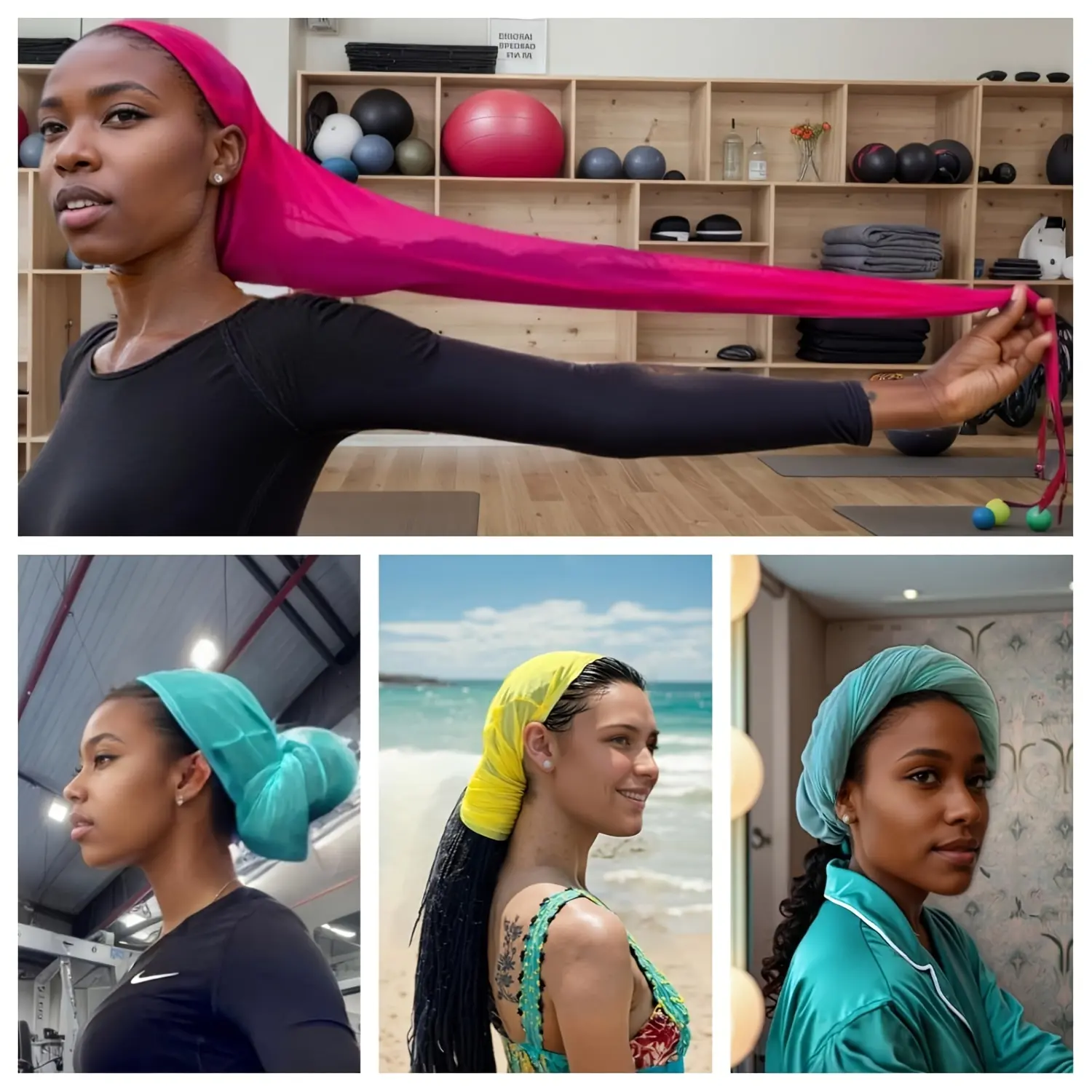 Extra Long Hair Weave Sleeve for Braids Dreadlocks & Twists Breathable Stretchy Reusable Hair Wig Cap for Women Men  Protective Styling Hair Accessory