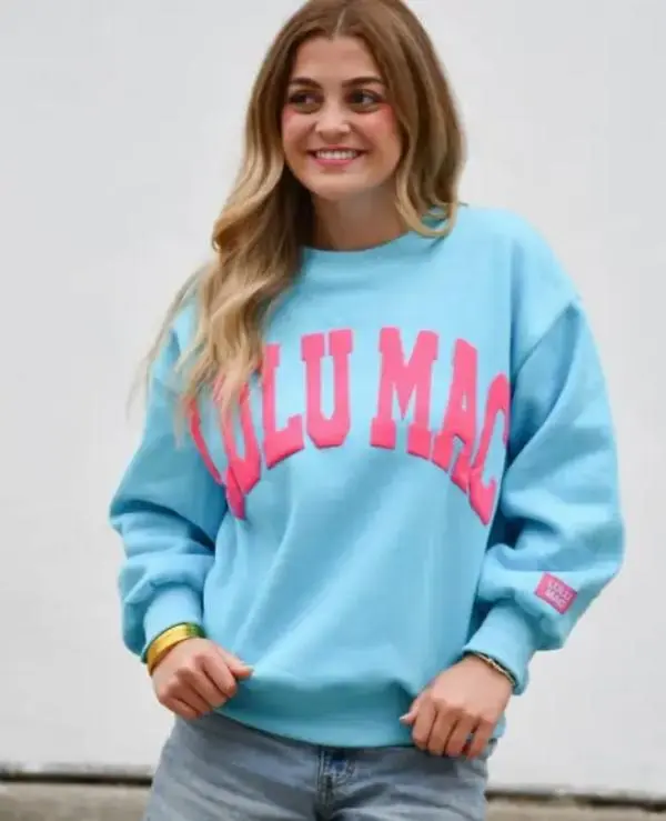 All The Blue Colors Lulu Mac Logo Sweatshirts