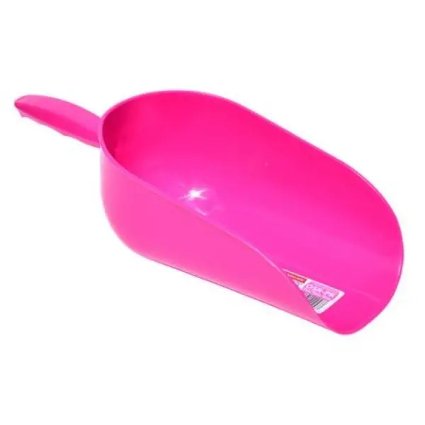Tuff Stuff Products Plastic Round Open Bird Feeding Tool - Pink, Charcoal, Durable, Prevents Dumping, Enables Dust Reduction, Supports Mess Control