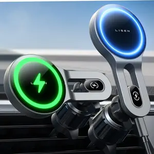 for iPhone 17 MagSafe Car Mount Charger, [Safer & Faster] Vent Magnetic Wireless Car Charger, Car Vent Phone Mount Charger For iPhone 17Pro,Max,Air 16,15,14,13, Samsung with MagSafe Case