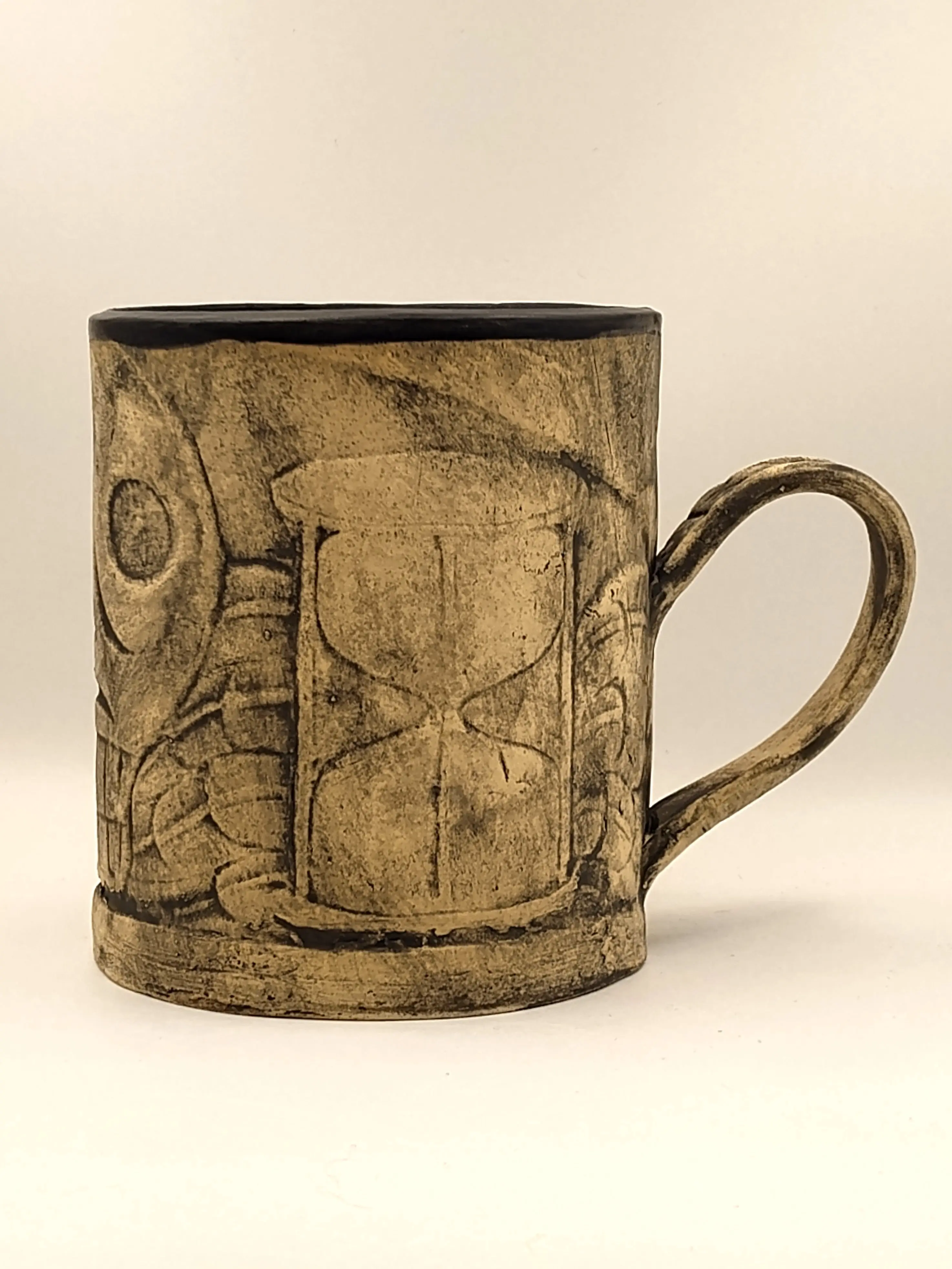 Gravestein Gravestone Pottery Mug Desire Williams Mystic CT Limited Edition Handmade Ceramic