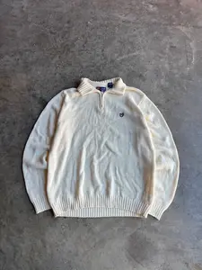 Chaps Quarter Zip Sweater - L