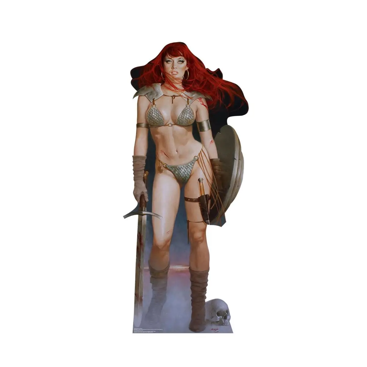Advanced Graphics 2234 Red Sonja - Red Dawn Cardboard Cutout Standup, 70x30", Home Decor Accessory