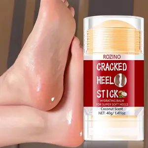 40g Coconut Oil Hand and Foot Care Stick, Hydrating Balm, Foot Cream, Foot Lotion, natural skincare ingredients, repairs dryness, cracking, deep moisturizing care, 3-second absorption, 72 hour long-lasting moisturizing