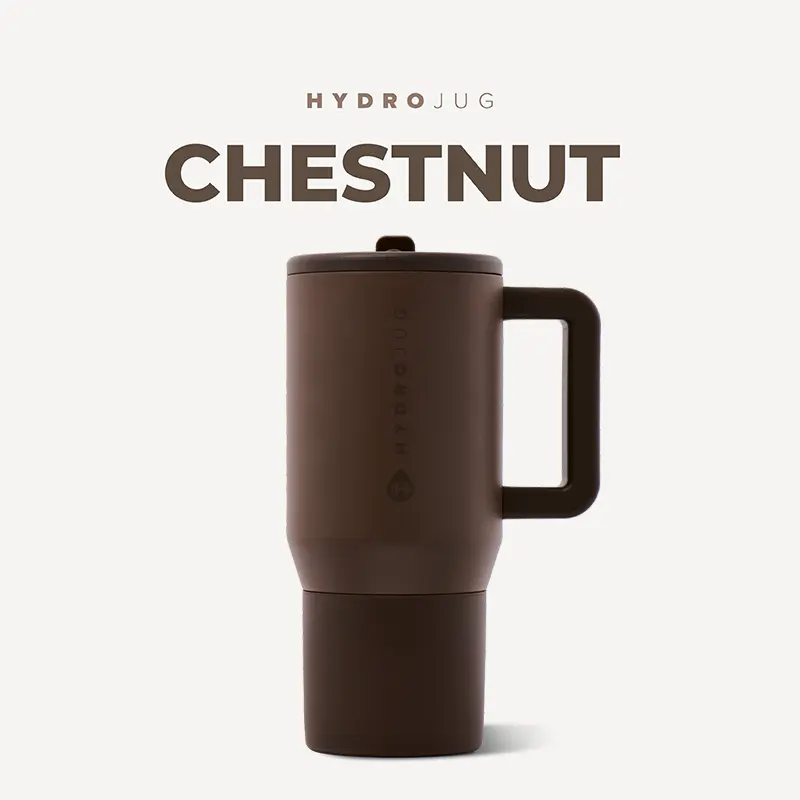 HydroJug Traveler | Leak-Proof Insulated Tumbler with Flip Straw & Cup Holder Fit Flasks Lid Drinkware Leakproof Tumbler