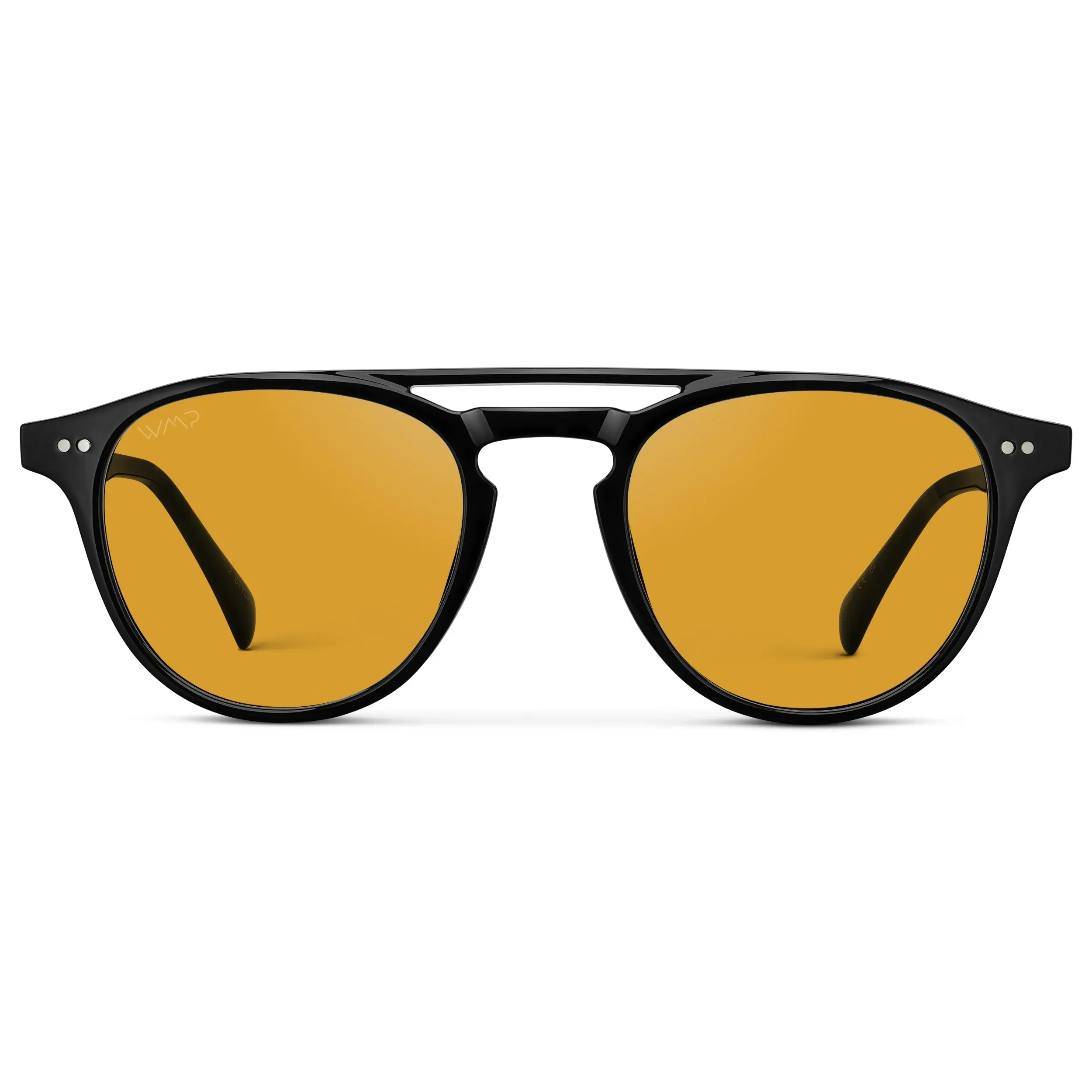 Easton Men's Round Bold Tinted Non-Polarized Sun Protective Sunglasses - Acetate and TR90, 5-Barrel Stainless Steel Hinges, Broad Spectrum UV Protection Men's Sunglasses, Everyday Wear with Microfiber Pouch, Fashion Sunnies, Statement Frame Glasses, Light