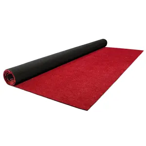 Outdoor Artificial Turf with Marine Backing – Royalty Red – Spectrum Series .25 Inch Pile Height