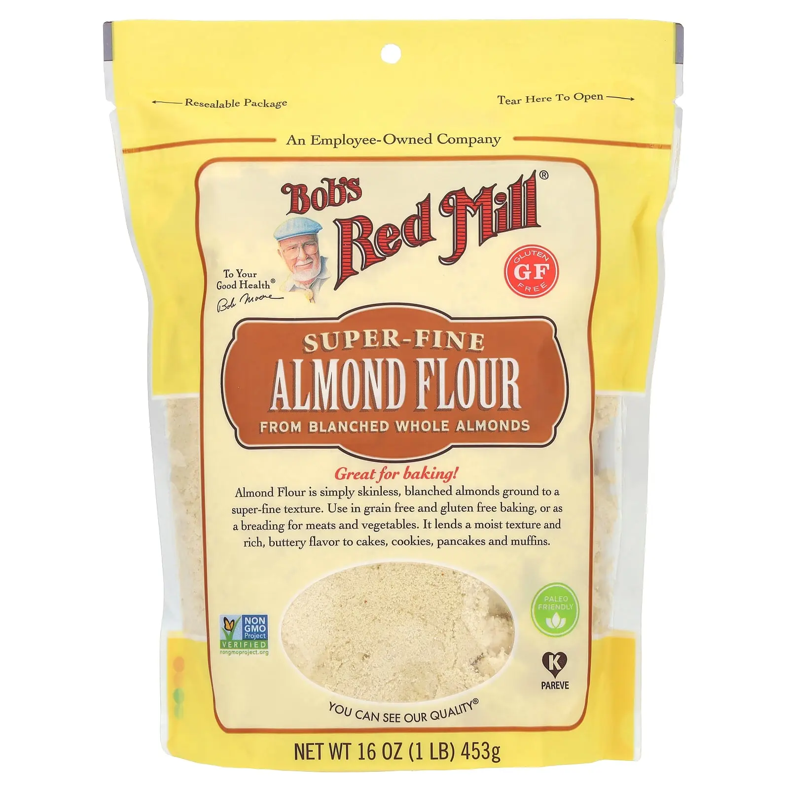 Bob's Red Mill Super-Fine Almond Flour, 16 oz (453 g)
