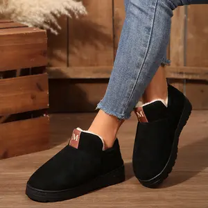 Womens Boots Cozy Memory Foam Fleece Lined Indoor Slippers for Winter House Outdoor