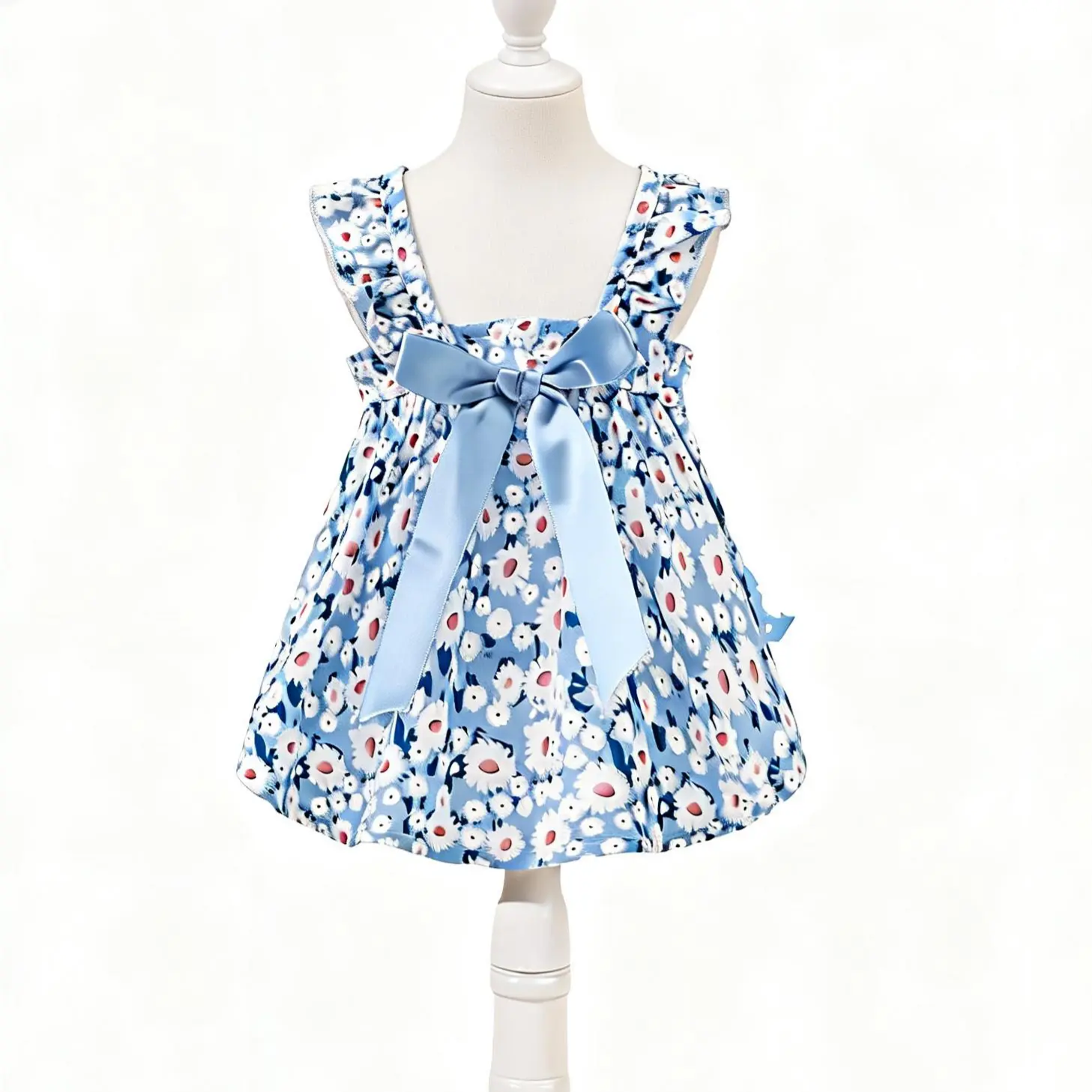 Pet Clothes Dress Dog Cat Rabbit Cute Dress Summer Bow Floral Yorkshire Terrier Maltese Teddy Bichon Bear Pomeranian Bulldog For Daily Use A114 Costume Outfits