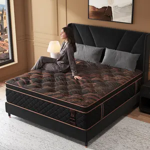 12/14 Inch Twin Full Queen King Mattress Memory Foam And Spring Hybrid Mattress Medium Firmness, Lumbar Support For Home Rooms Hotels, Boxed Halloween ChristmasGift Furniture Ergonomic queen size mattress Interior Modern