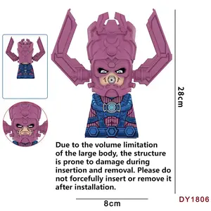 28CM Large MOC Galactic Devourer Figure Building Blocks, Big Size Assembly Model Toy, Desktop Display Ornament & Collectible Statue, Creative Puzzle Game for Boys, Perfect Birthday Festival Gift for Kids & Collectors