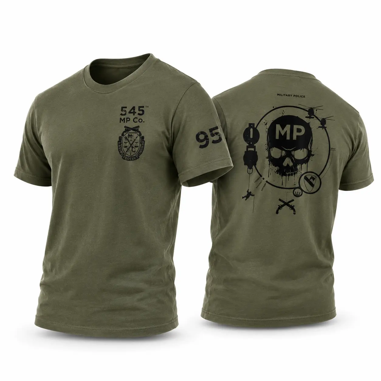 545th Military Police Shirt 95B MP Army Tee, Tactical Law Enforcement Military Shirt, MP Skull Graphic Tee, Army Police Unit Apparel – Menswear & Underwear - Men's Tops - T-Shirts