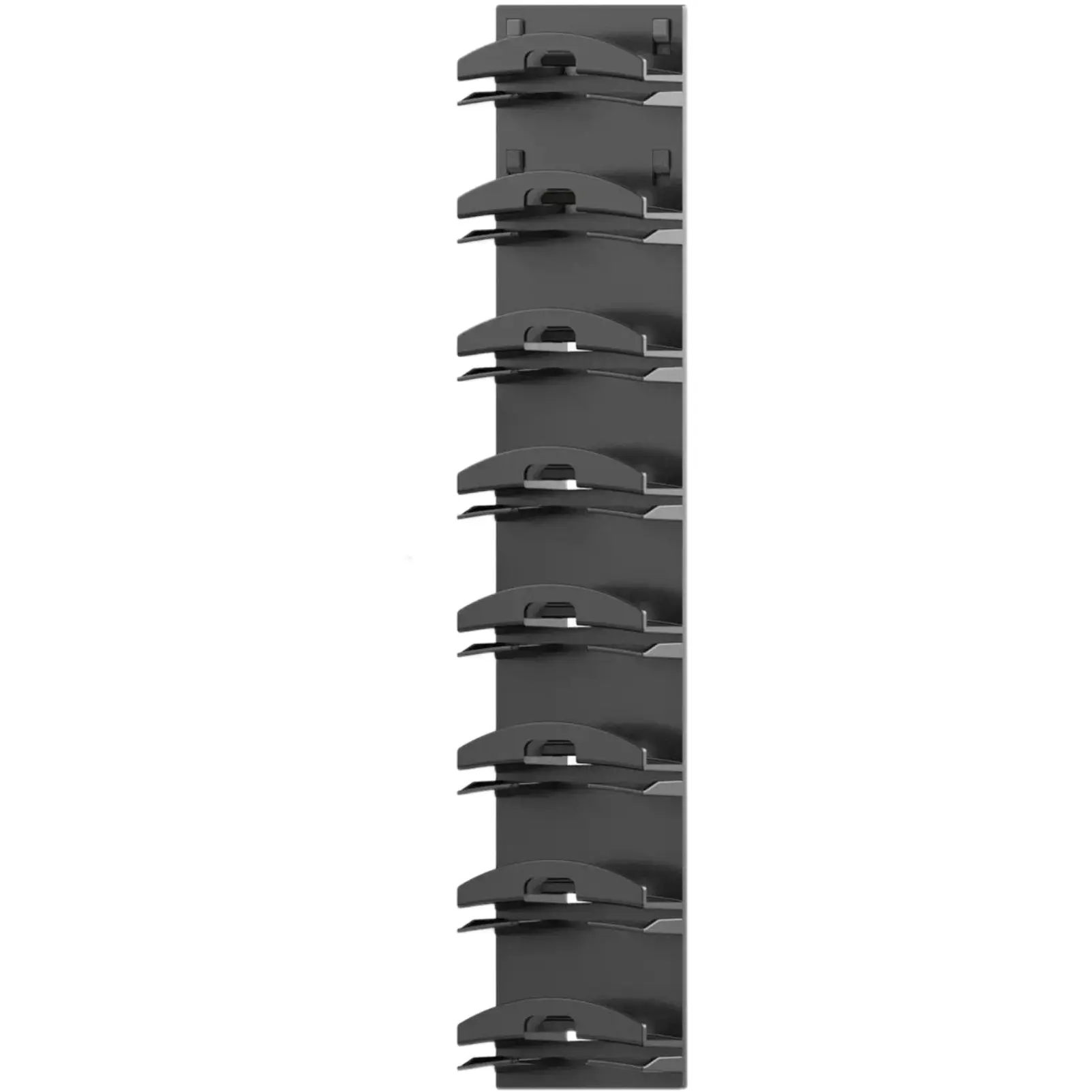 Wall-mounted multi-level hat storage rack  2 sets  Can hold up to 16 hats. Hanging storage rack suitable for closet doors and wall decorations. Black Organiser Wall Mount Design Organizer Hat Organizer Installation