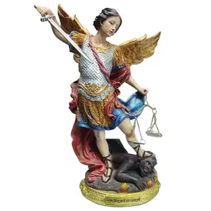San Miguel Arcangel 12" 251265-12 Statue St Michael Archangel Estatua Brand New Religious Decor Saint Protector Protects Against All Evil Ornaments
