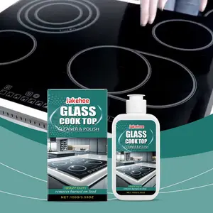 Glass Stove Cleaner Polish Agent, Home Kitchen Cleaning, Stove Oven Cleaner, Electromagnetic Ceramic Stove Degreaser, Heavy Oil Cleaner, 1 Bottle/2 Bottles/3 Bottles