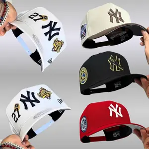 New Era MLB 59FIFTY Snapback Cap - NY Yankees/LA Dodgers Anniversary Patch, Unisex Classic Sport Streetwear Hat, Adjustable Fit Sports Collectible Headwear