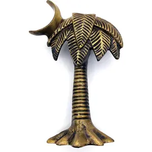 Bronze Finish Cast Iron Handcrafted Decorative Door Knocker, Vintage Style Decor Hardware for Home Entry Doors
