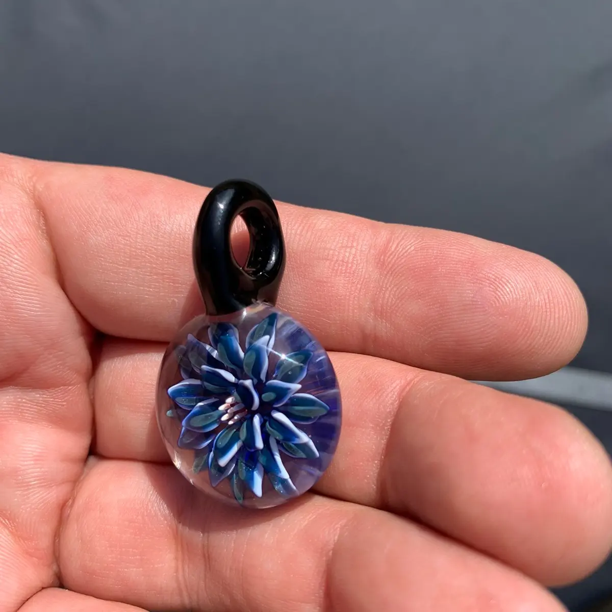 Glass pendant