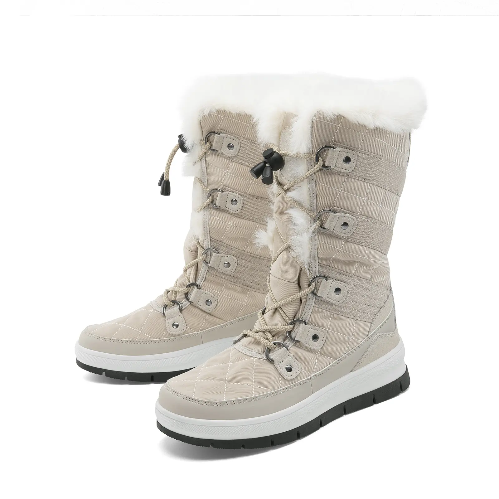 Women Snow Boots Classic Fur Lined Lace up Mid Calf Outdoor Indoor Ski Boots Women Snow Boots Classic Fur Lined Lace up Mid Calf Outdoor Indoor Ski Boots