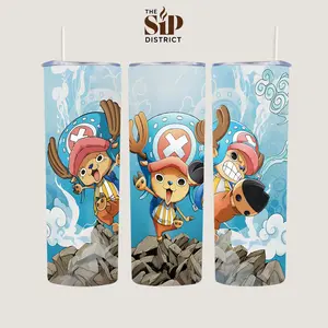 The Sip District.  Tony Tony Chopper Cotton Candy 20oz 40oz Handle Tumbler – Kawaii Anime Stainless Steel Travel Mug, Double Wall Vacuum Insulated Cup, Cute Otaku Drinkware, Large Iced Coffee Tumbler, Manga Lover Gift, Gaming Fan Merchandise