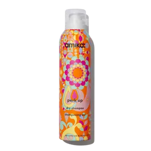 perk up | talc-free dry shampoo refreshes roots with a voluminous ‘oomph.’